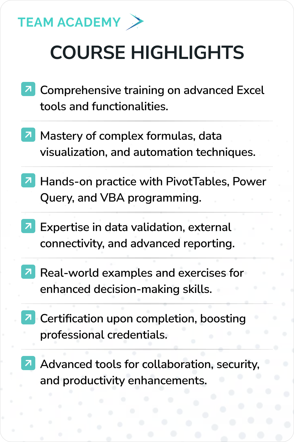 Microsoft Advanced Excel  In  United Arab Emirates