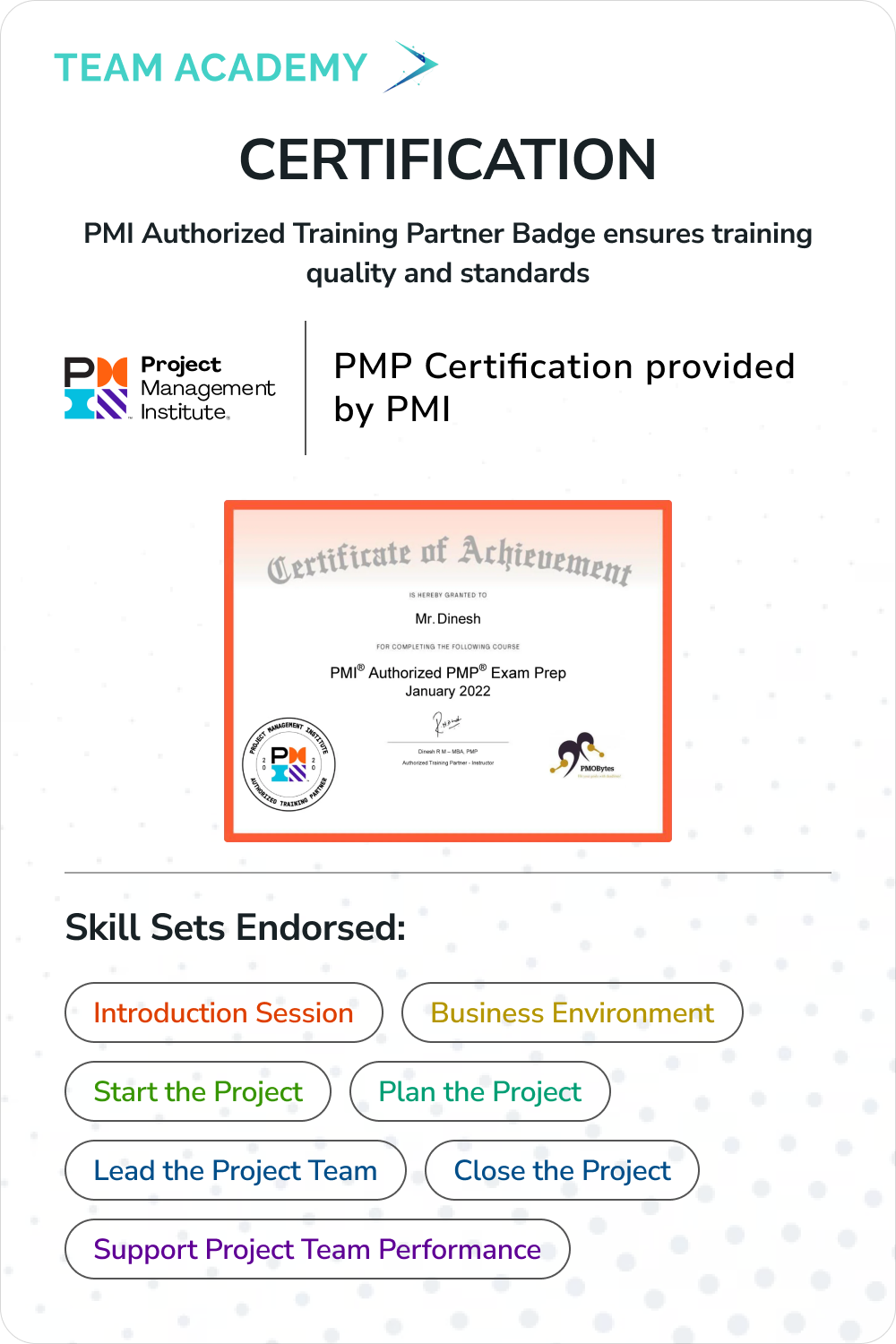 PMP Certification - Project Management Professional Exam Training in United Arab Emirates